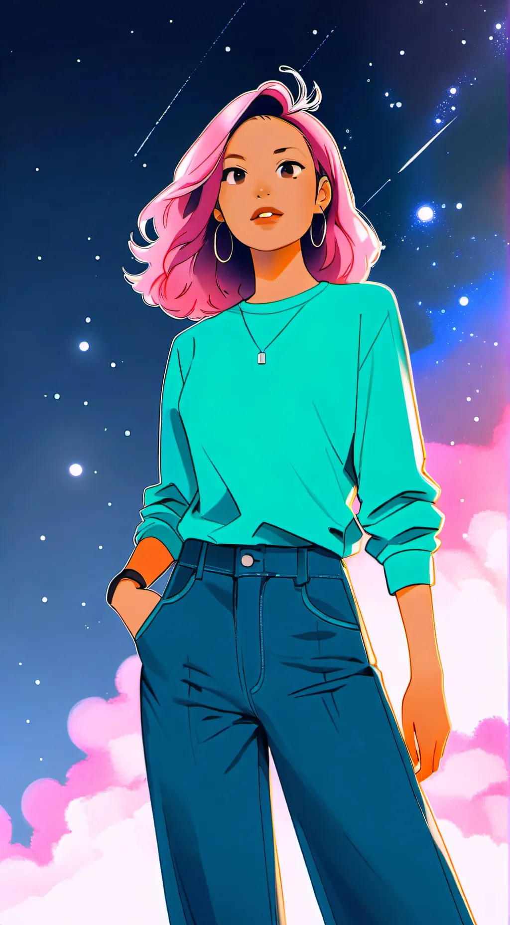 ai character: lisa🦋 background