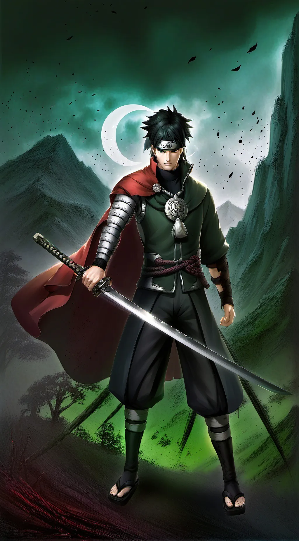 ai character: Kayro Uchiha background
