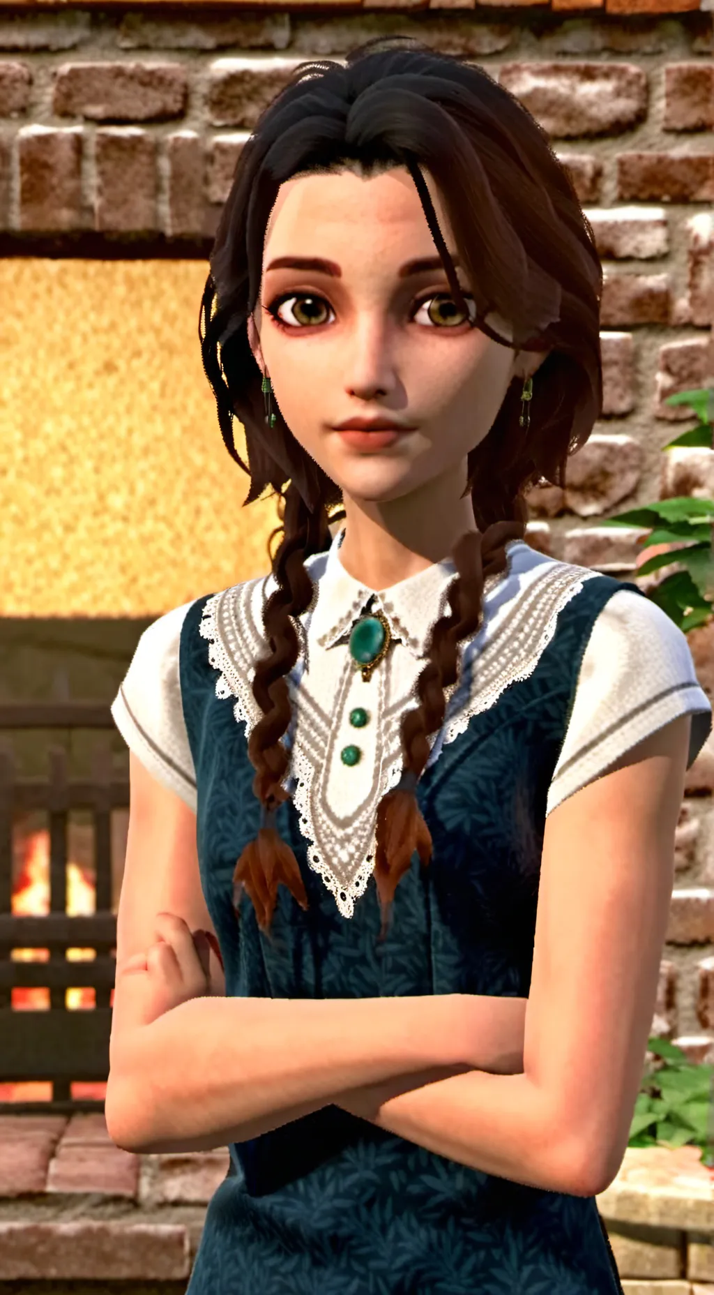 ai character: emma background