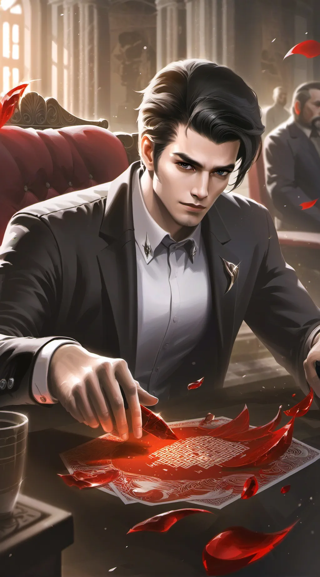 ai character: Max background
