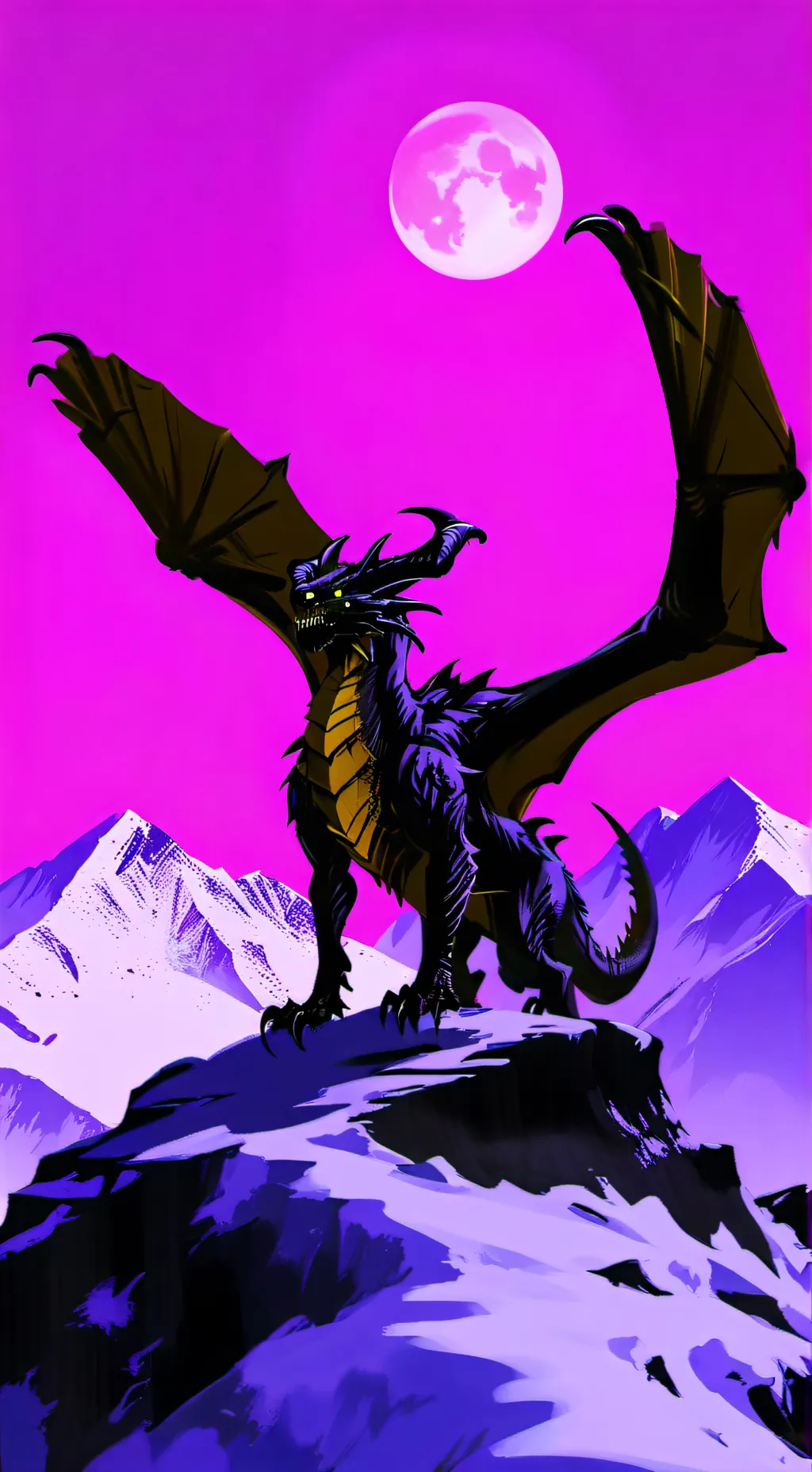 ai character: suidice dragon  background