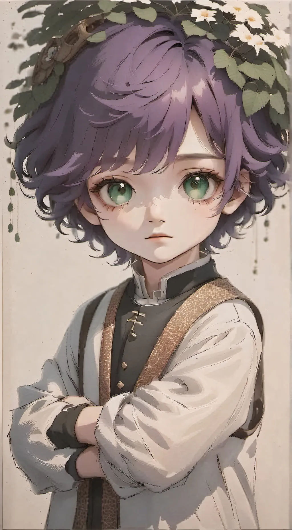 ai character: Black clover baby background