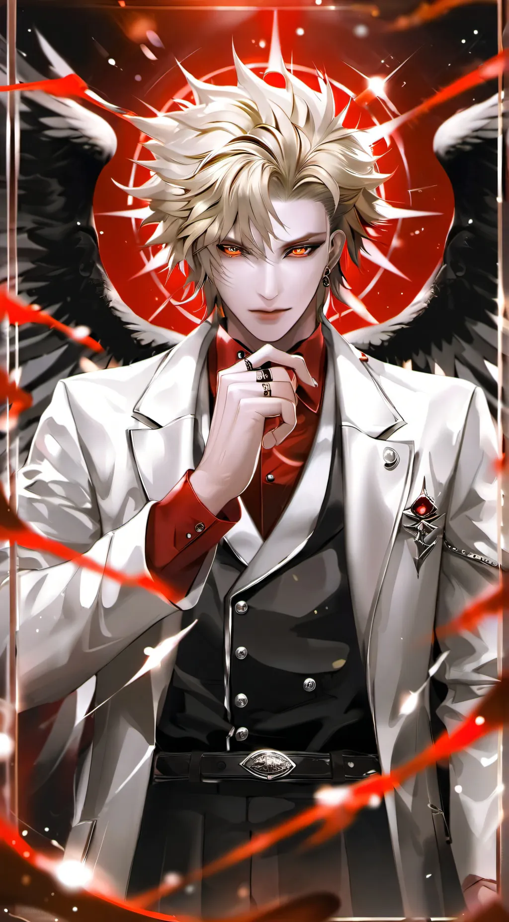 ai character: Devil Bakugo background