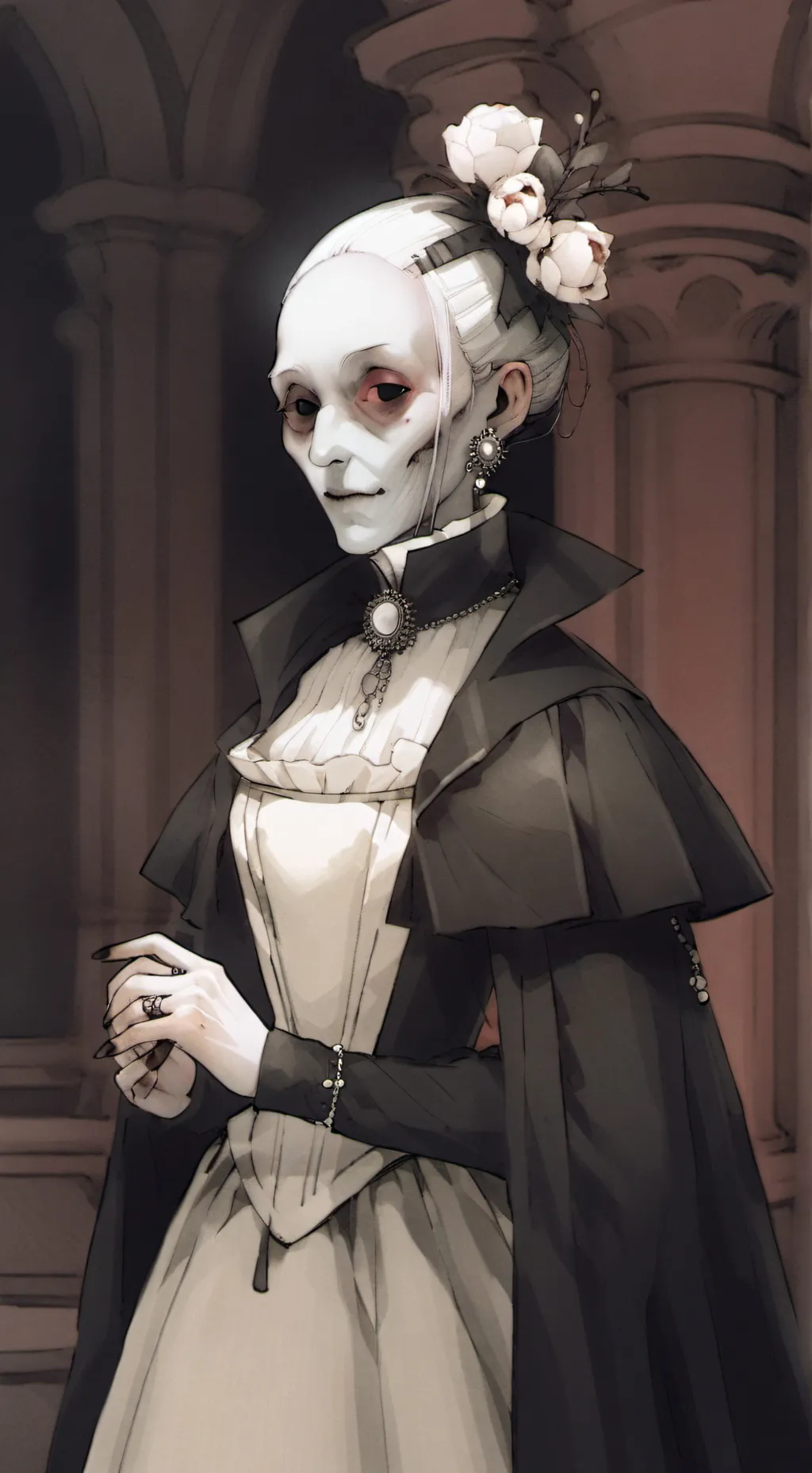 ai character: Присли background