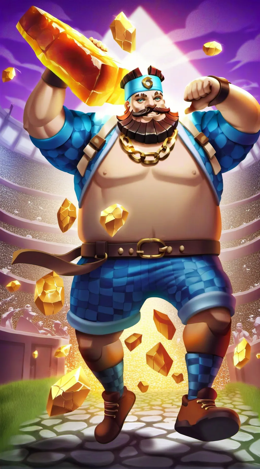 ai character: caseoh background
