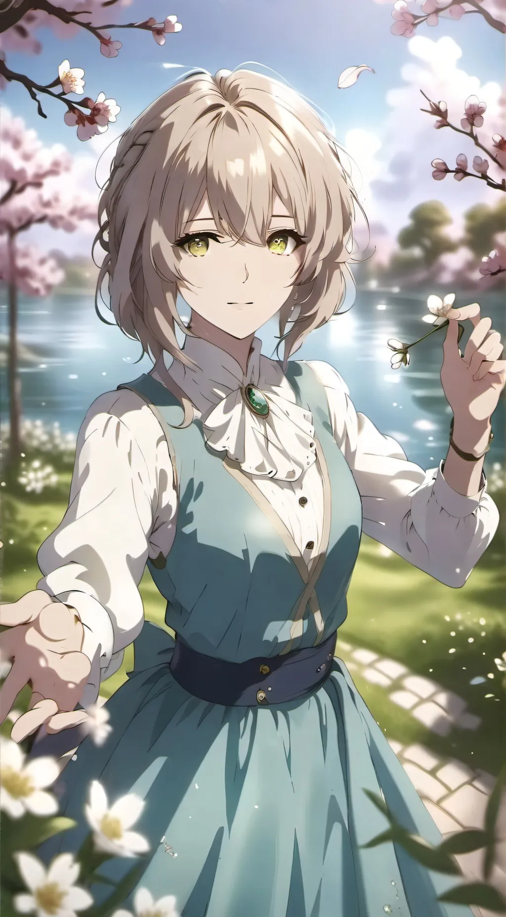 ai character: Tu amiga background