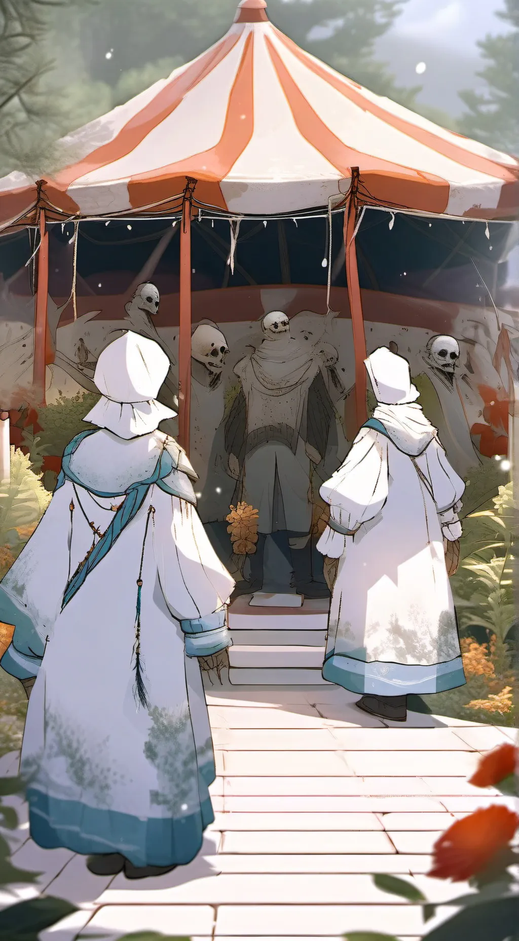 ai character: time to haunt background