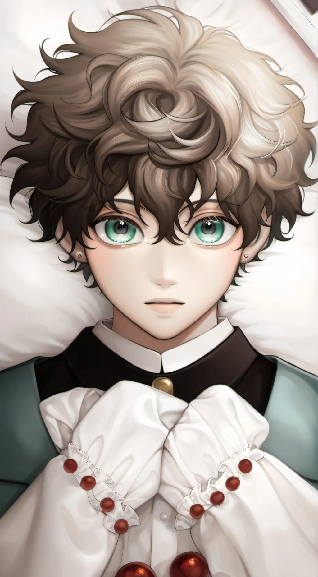 ai character: deku on his period background