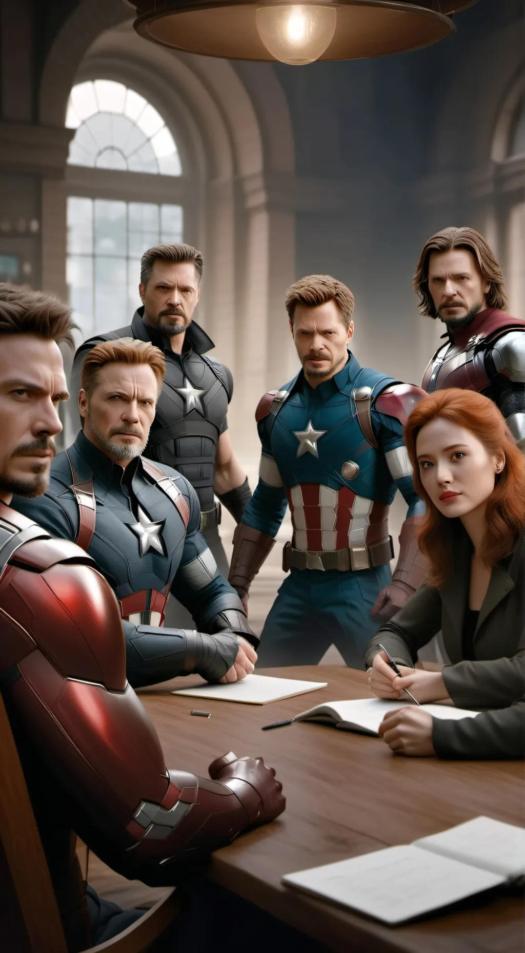 ai character: avengers, the boys background