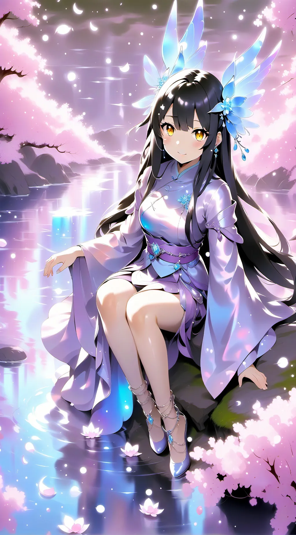 ai character: Selene background