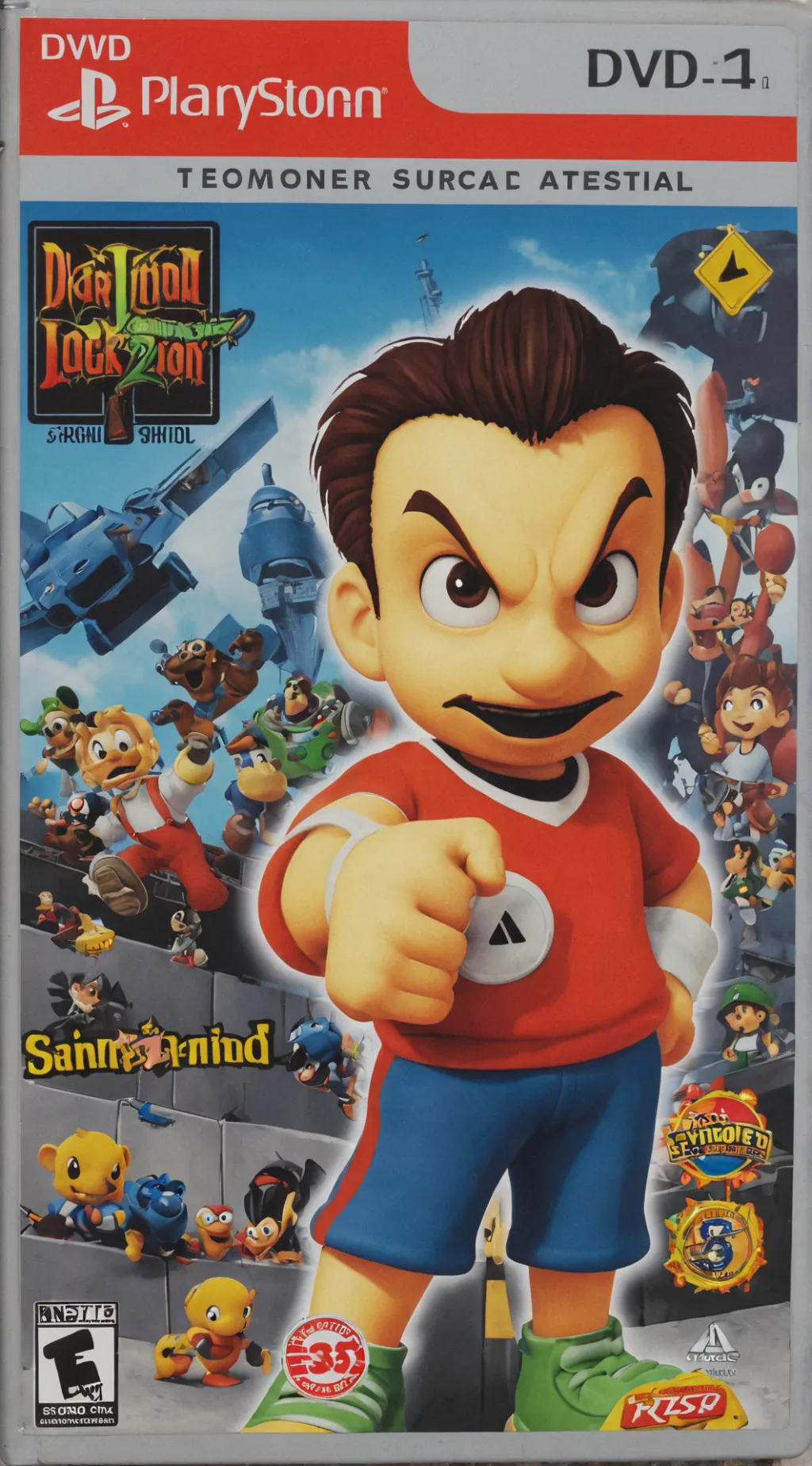 ai character: PlayStation G Disc background