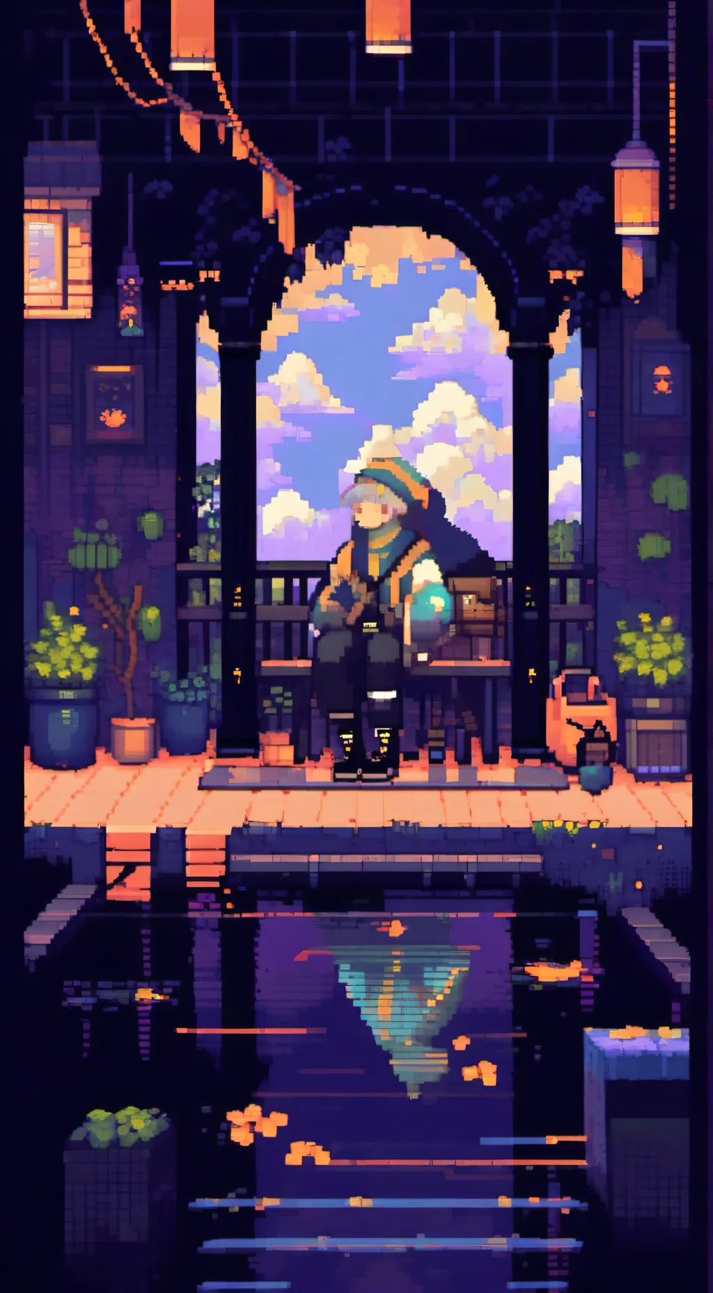 ai character: Mela Gialla background