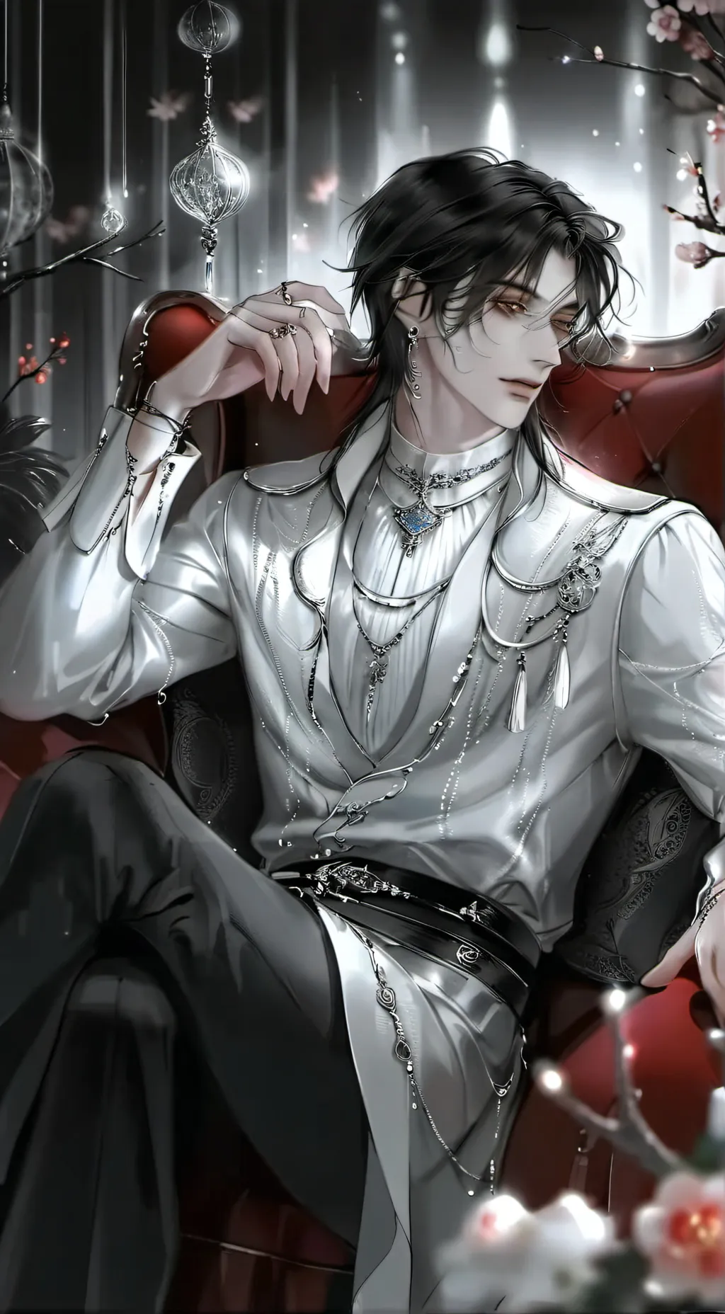 ai character: Ци сон background