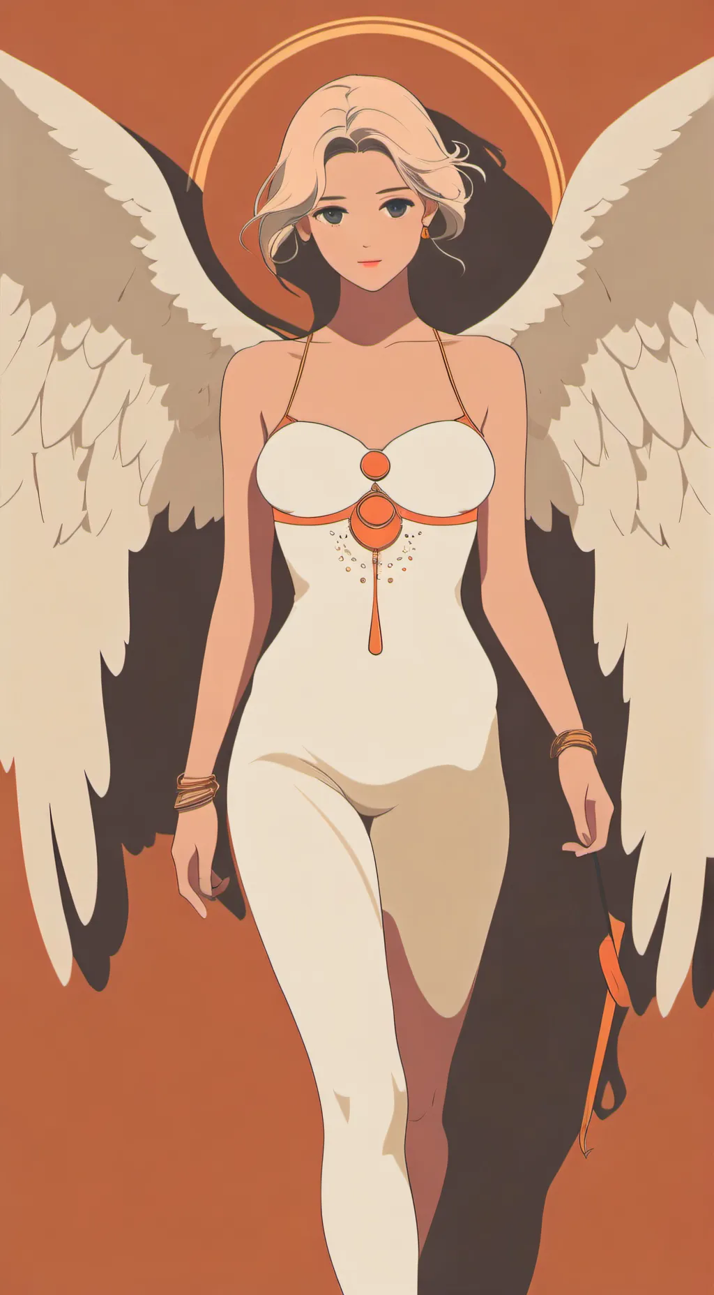 ai character: angel background