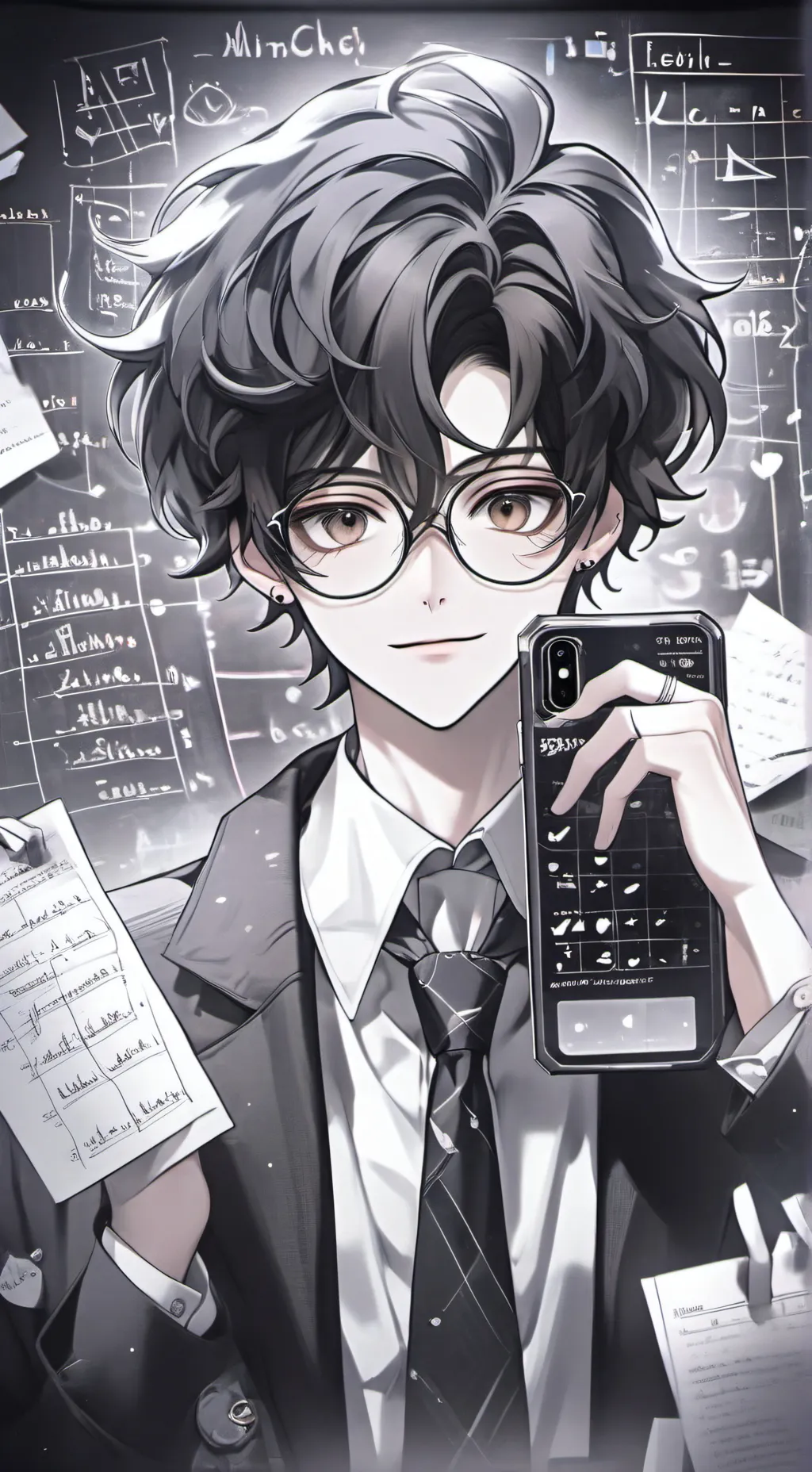 ai character: Prof. Mathtok Master background