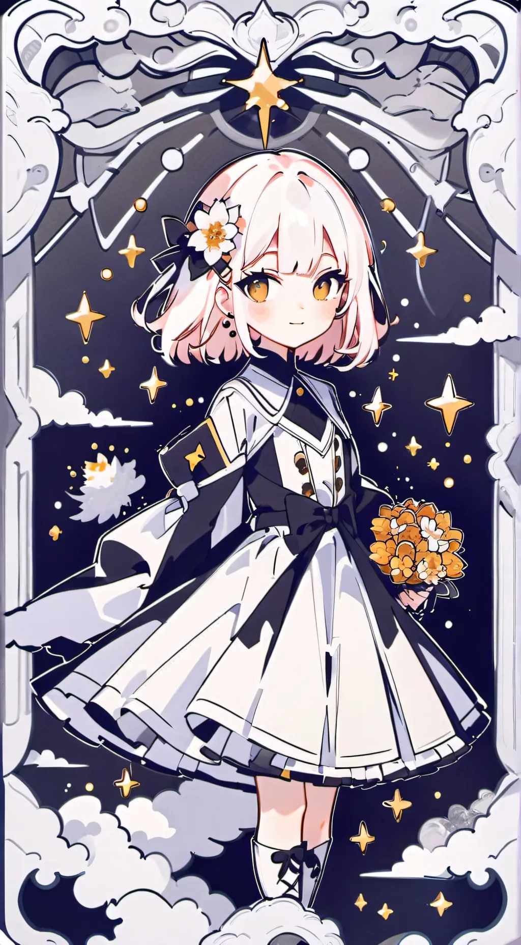 ai character: pomni *scared* background