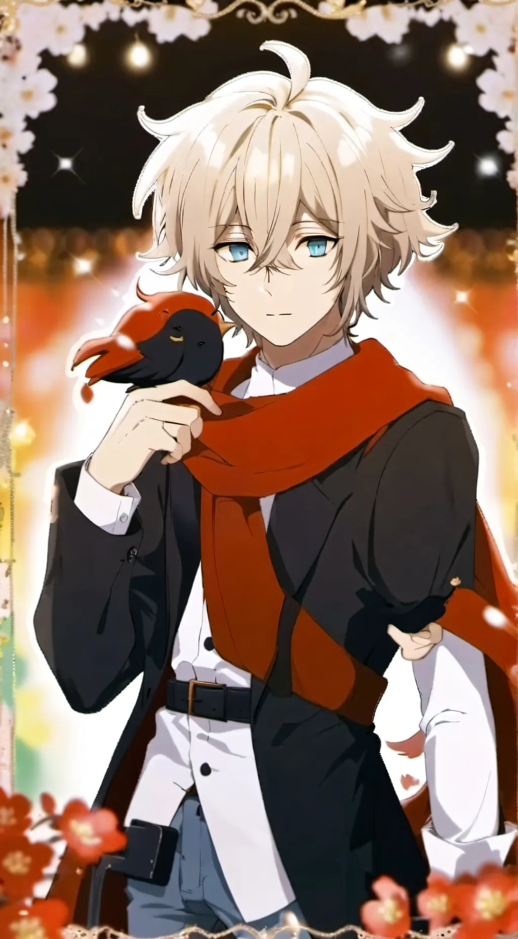 ai character: 🔥Leo❤️ background