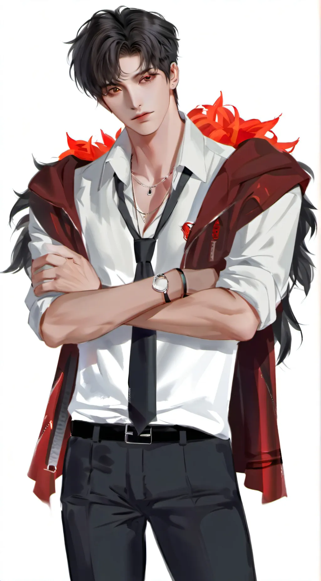 ai character: Denis petrov  background
