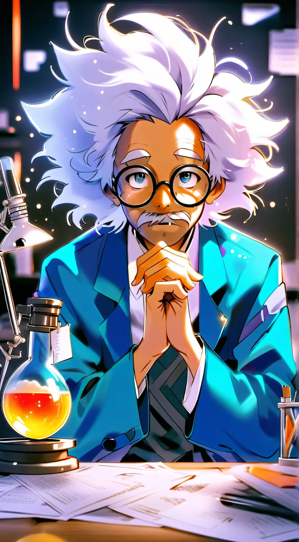ai character: Dr. Meme background