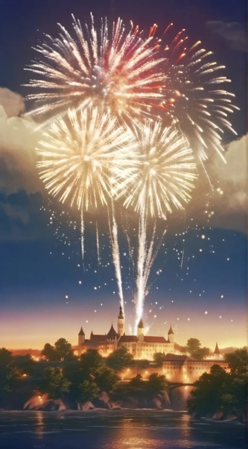 ai character: 4th of July  background