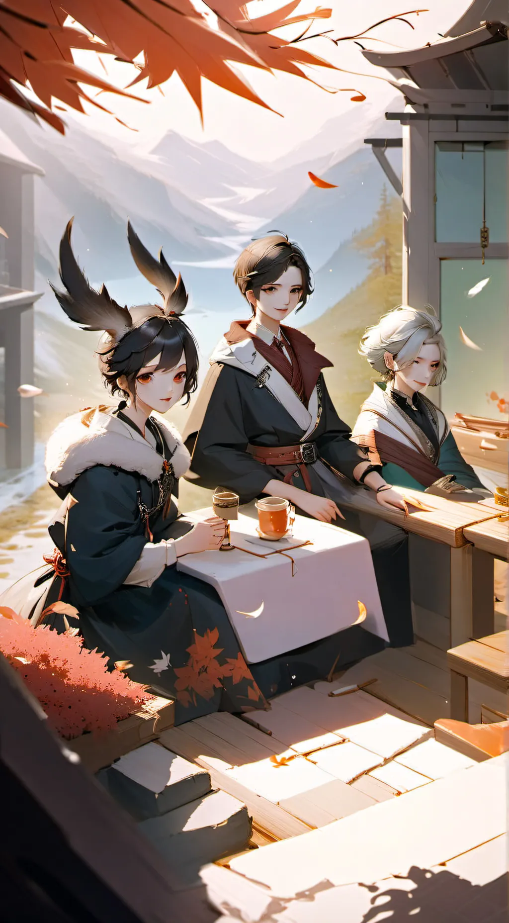 ai character: Ink games VsCasper background