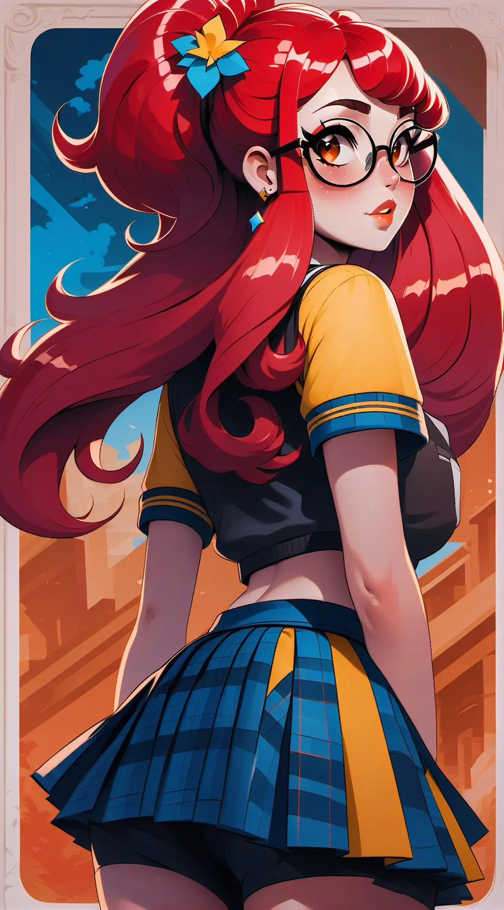 ai character: Lyria background