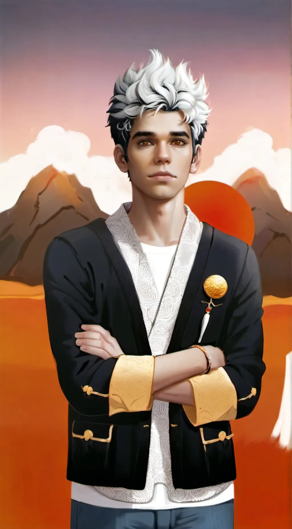 ai character: Descendants background