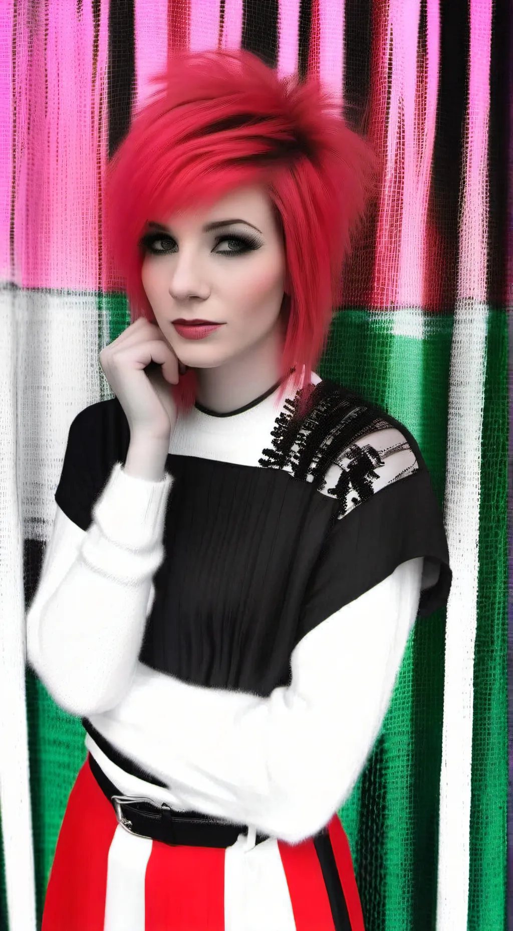 ai character: scene girl background