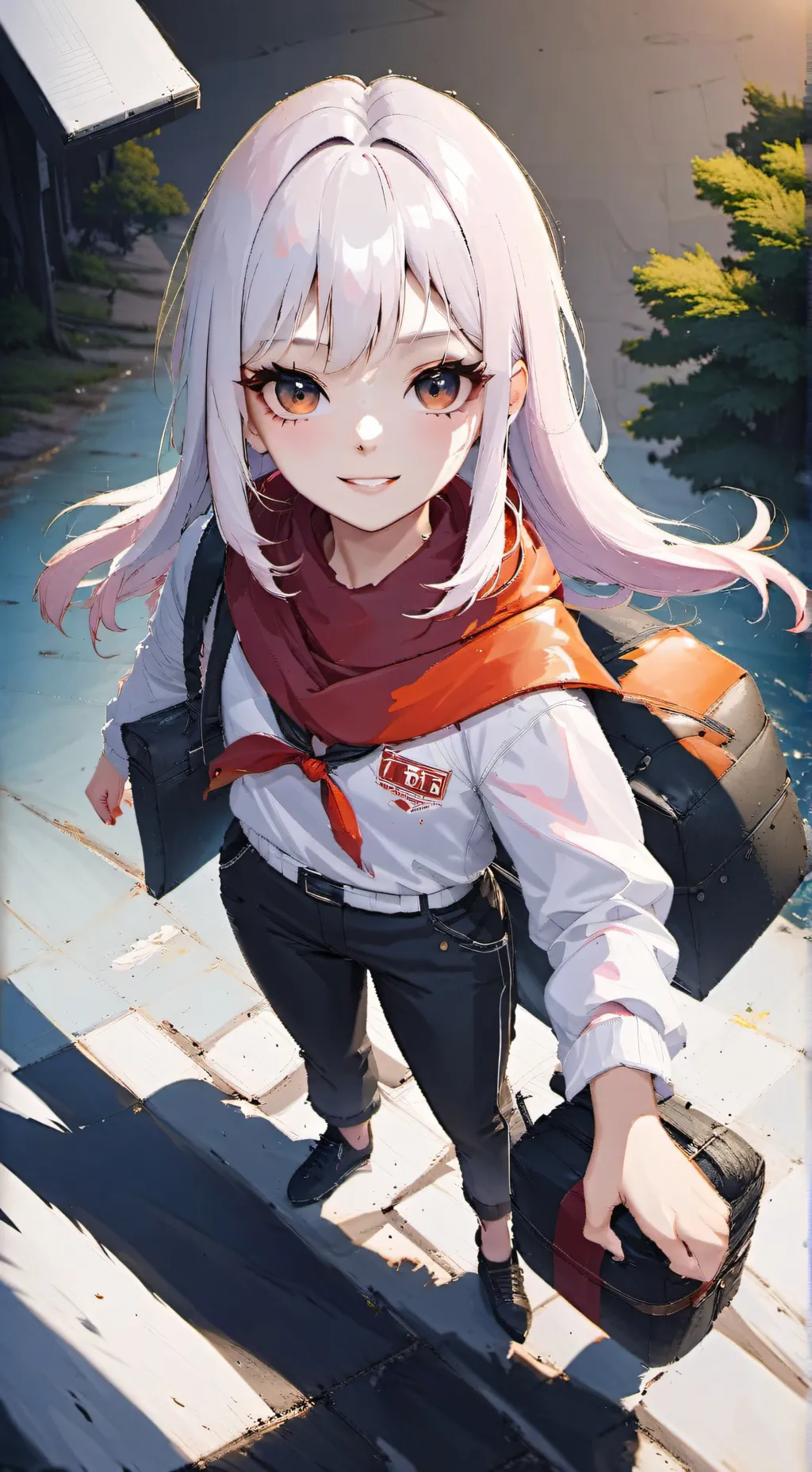 ai character: sandra background