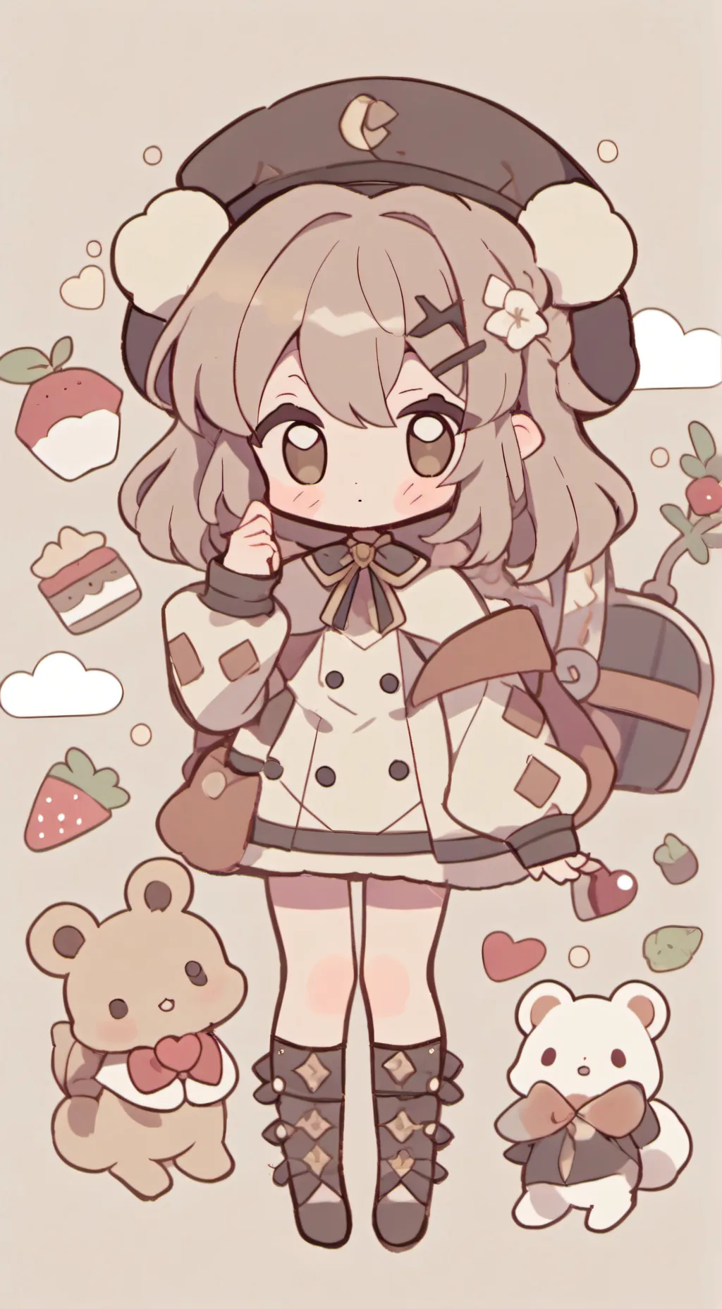 ai character: BELLA background