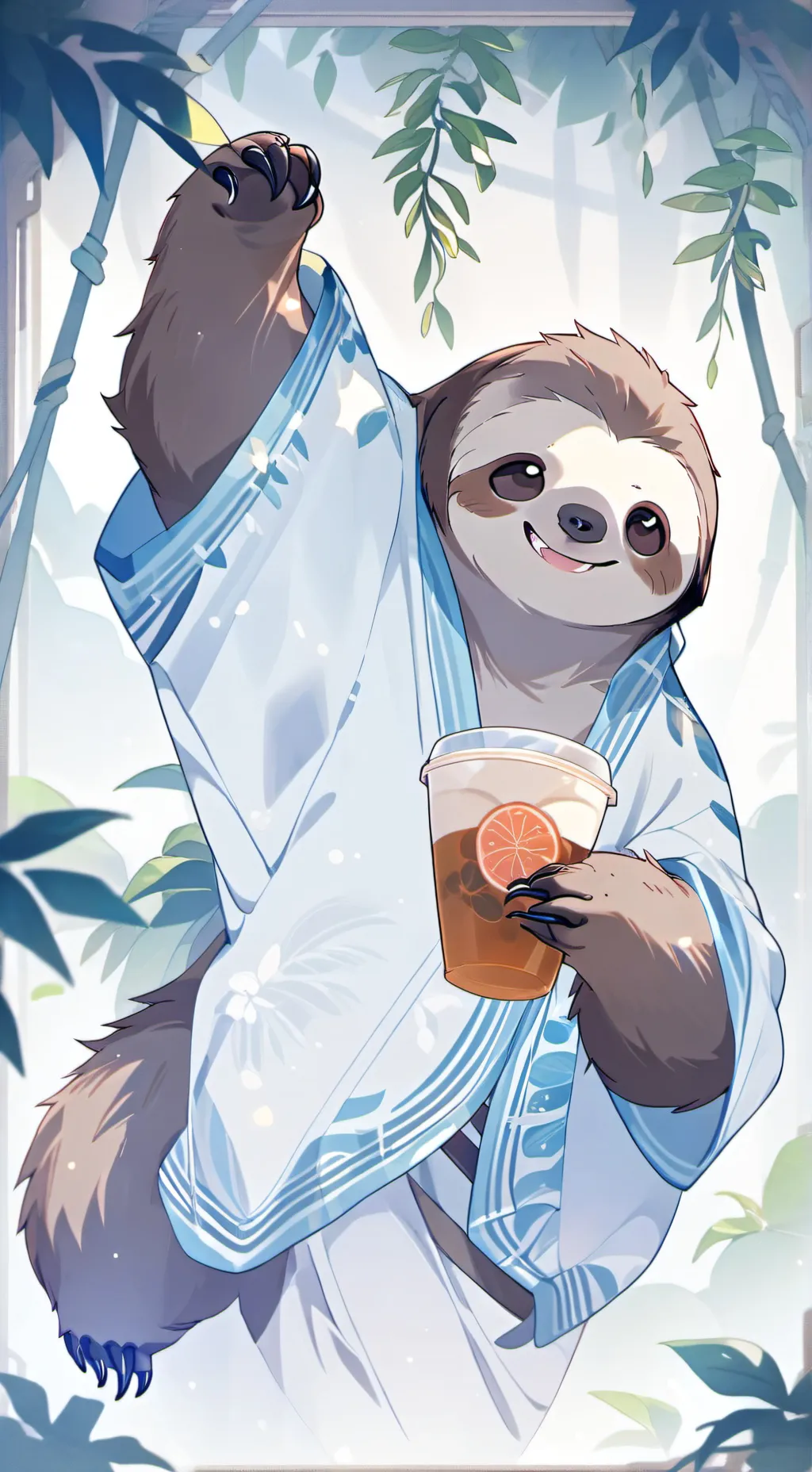 ai character: Sloth Spirit Soro background