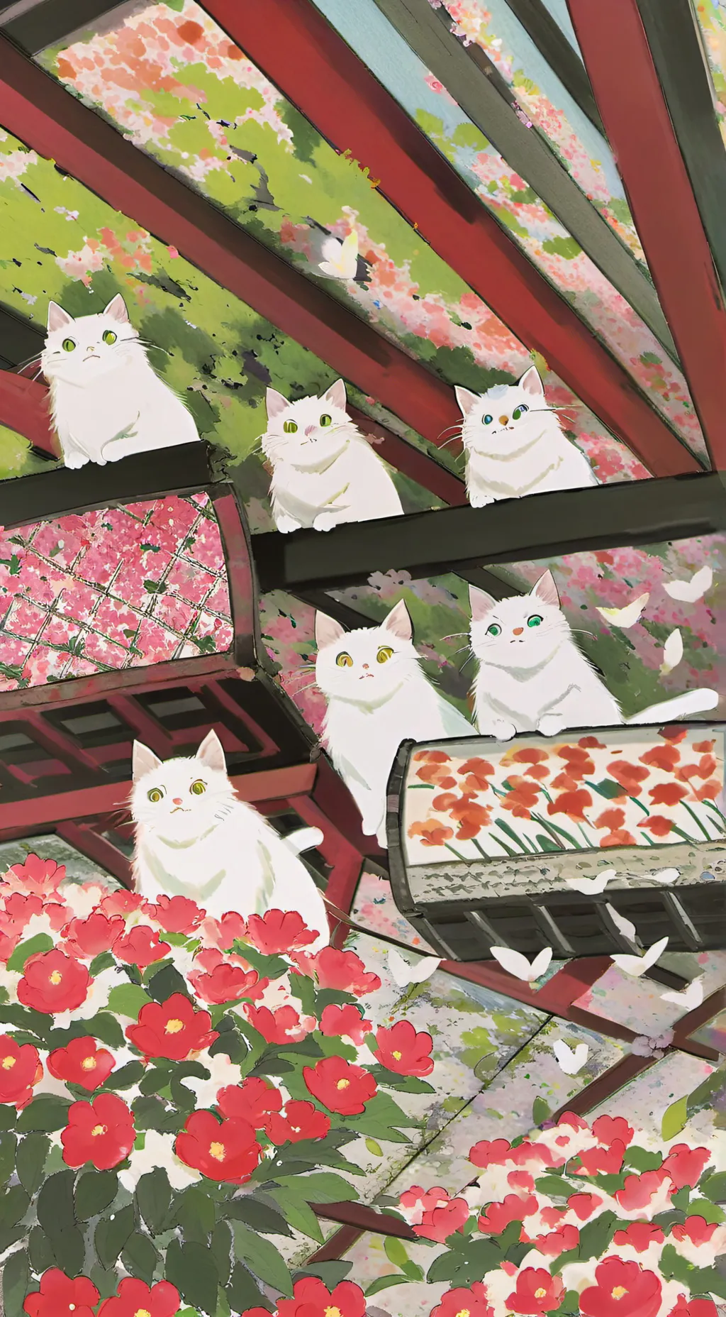 ai character: Sleeping Kitties background