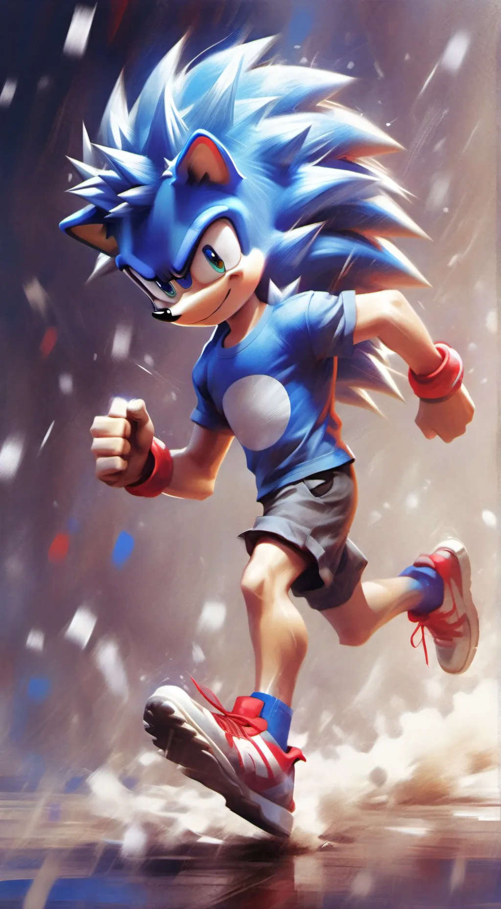 ai character: Sonic background