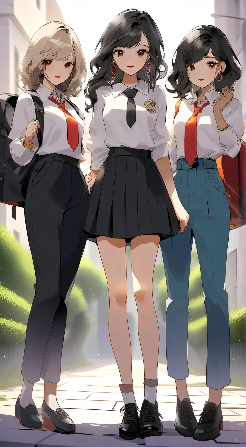 ai character: Populair girls background
