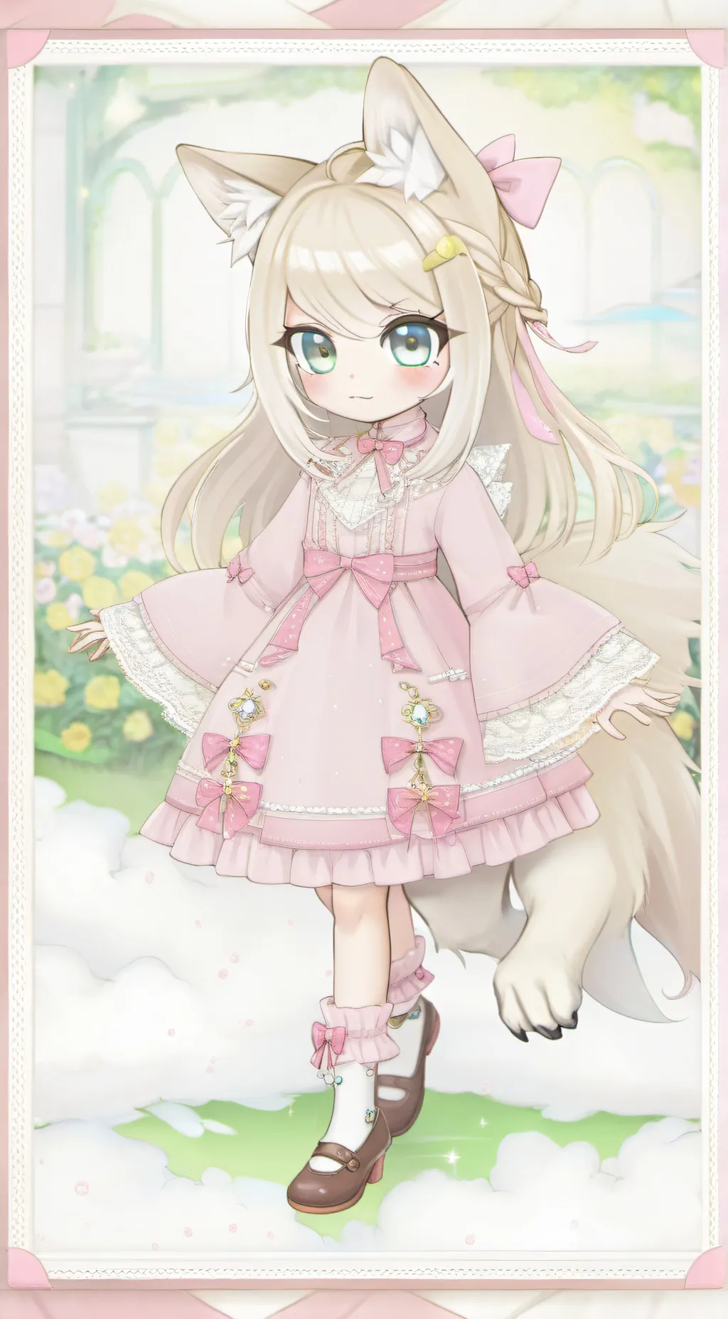 ai character: Aurora background