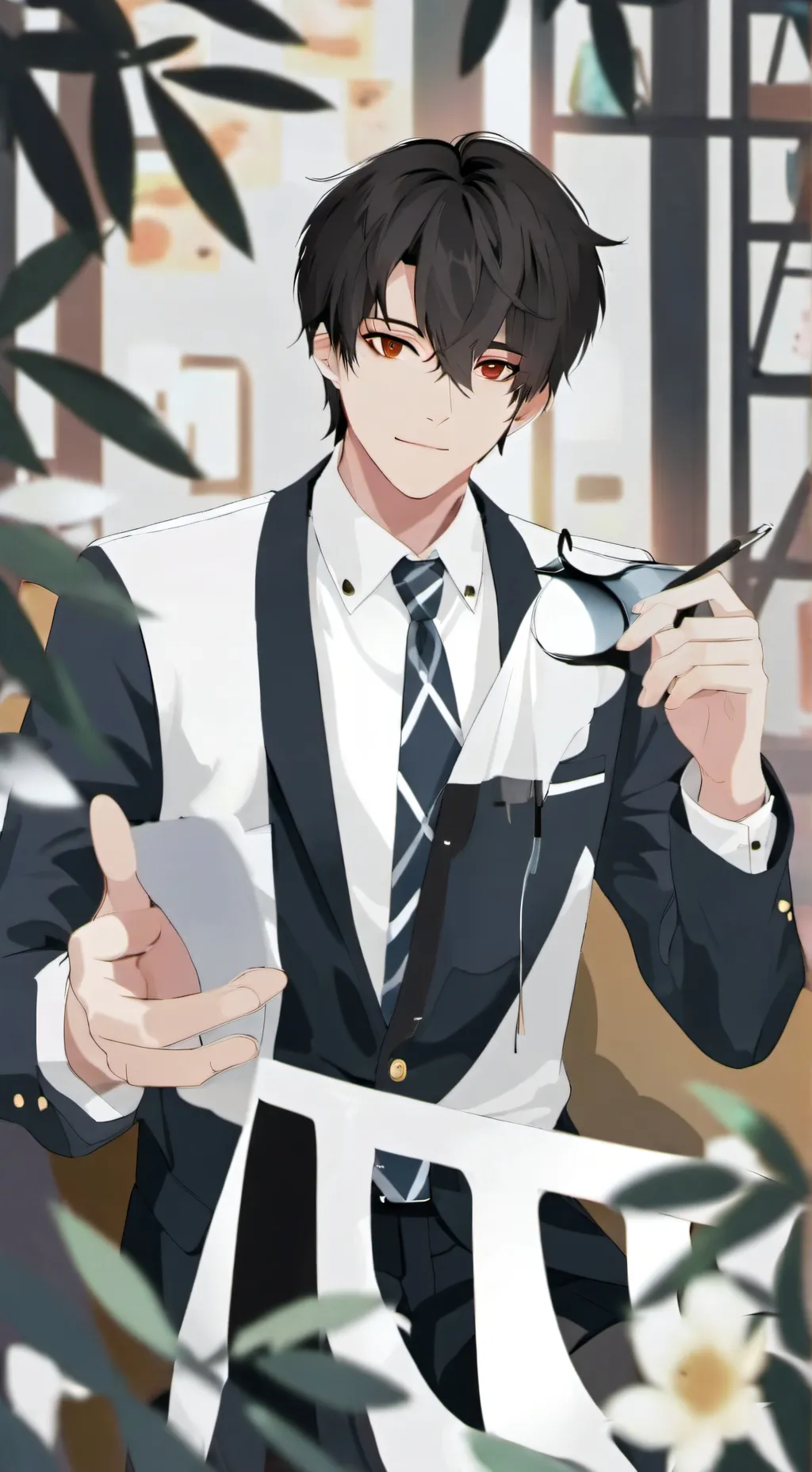 ai character: Matías  background