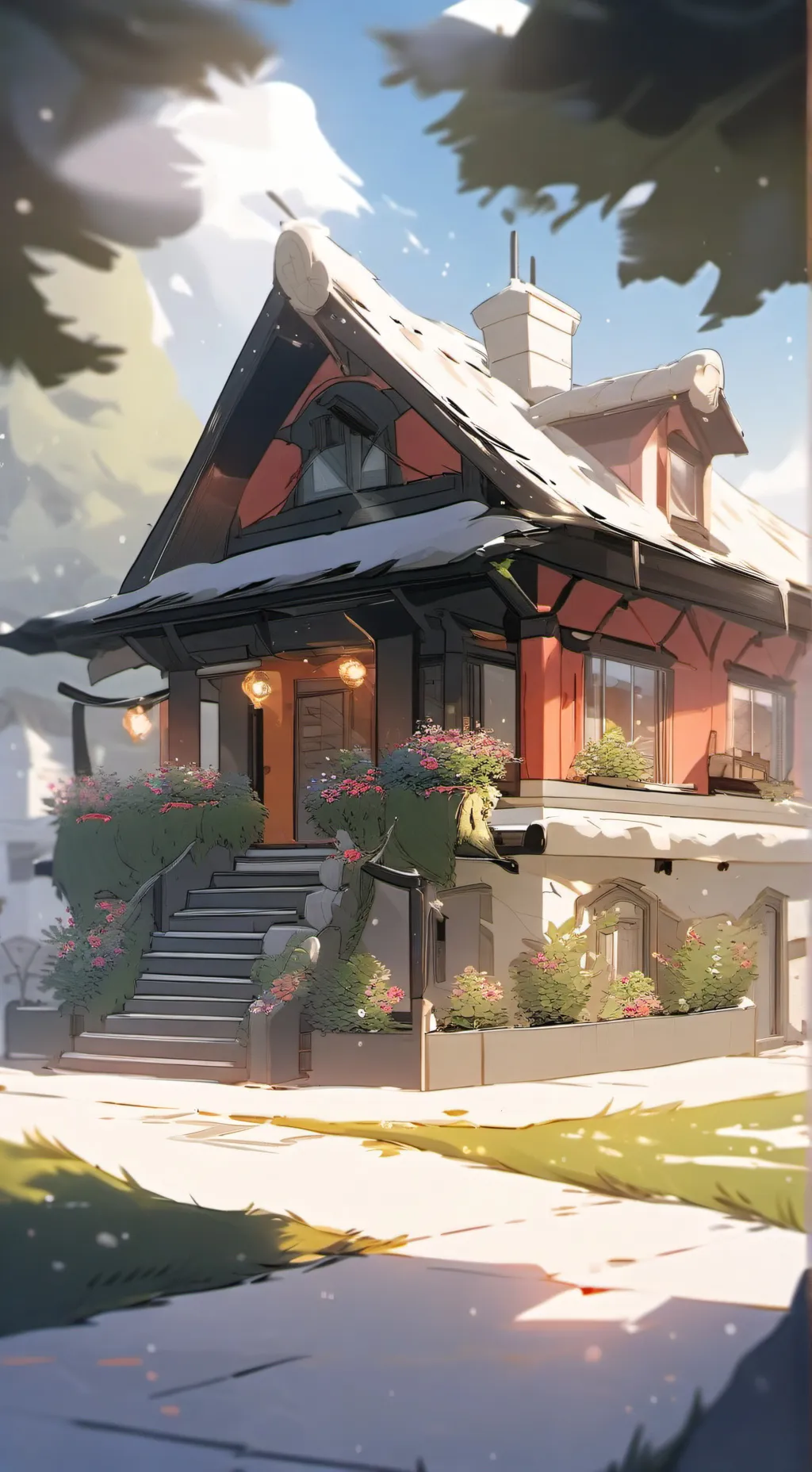 ai character: step family  background