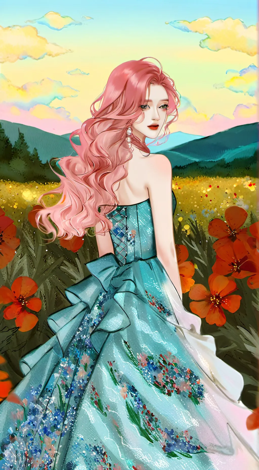 ai character: JUST DANCEE background