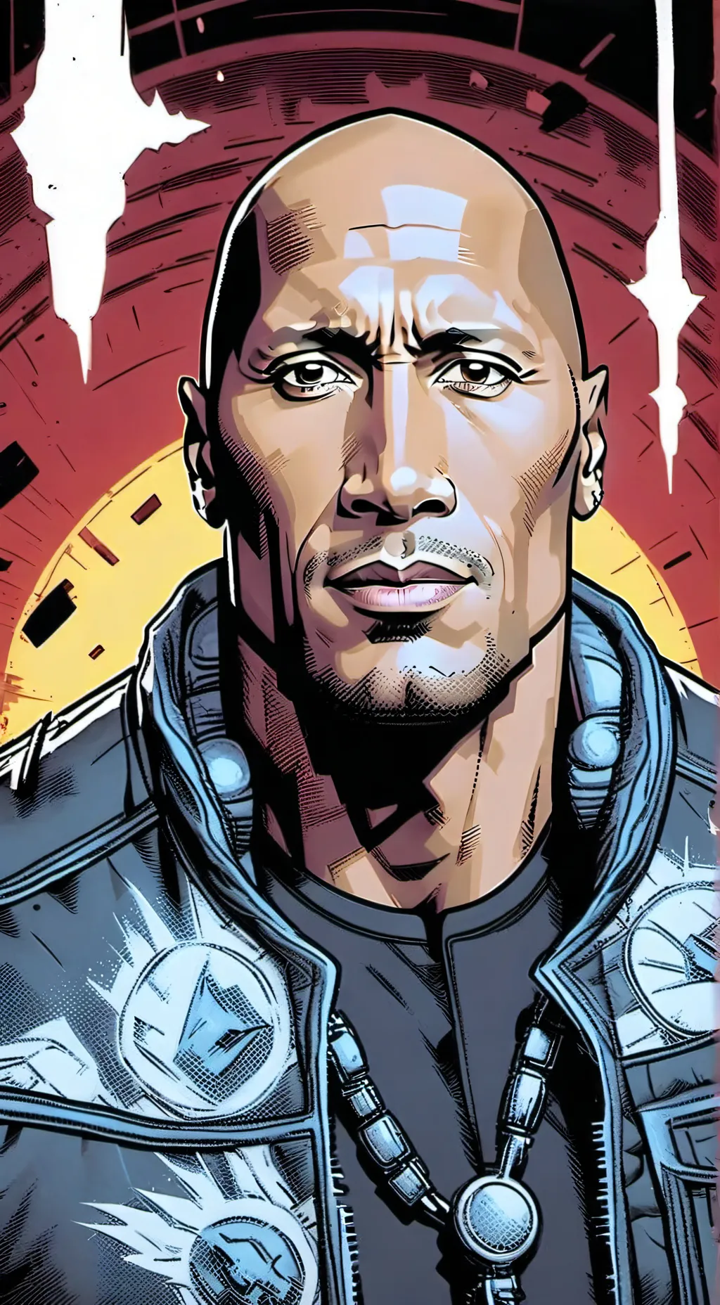 ai character: the rock background