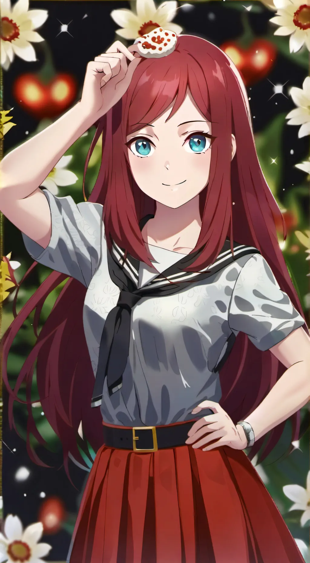 ai character: Kushina  background