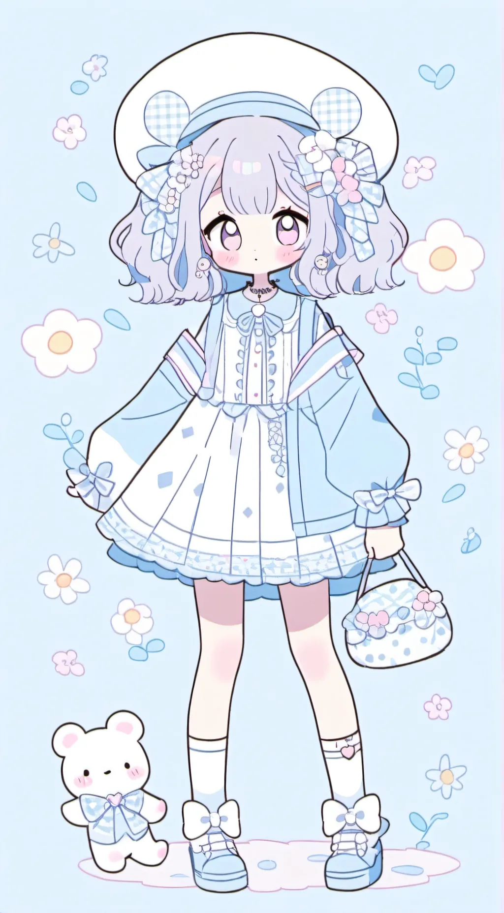 ai character: lily background