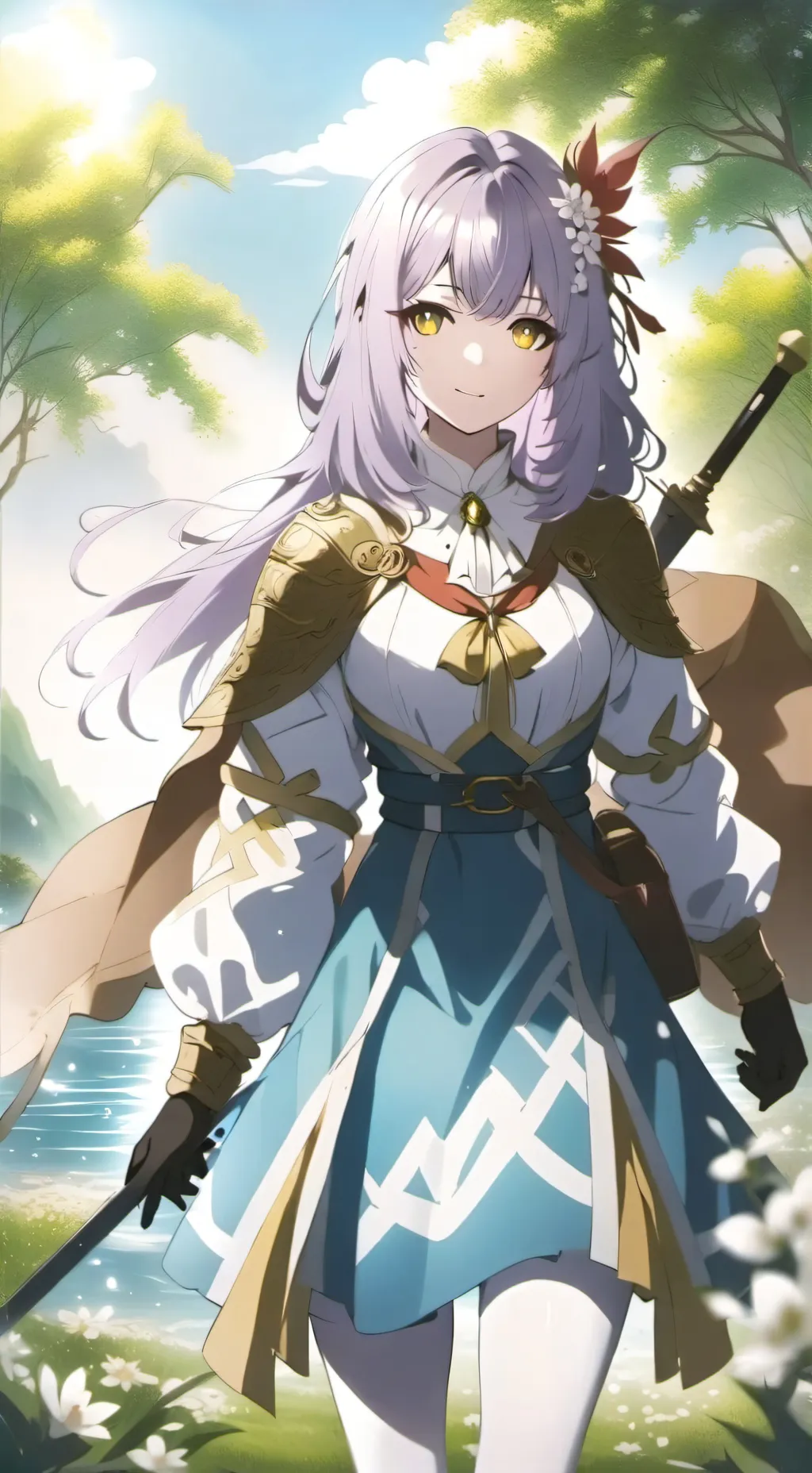 ai character: Luna background
