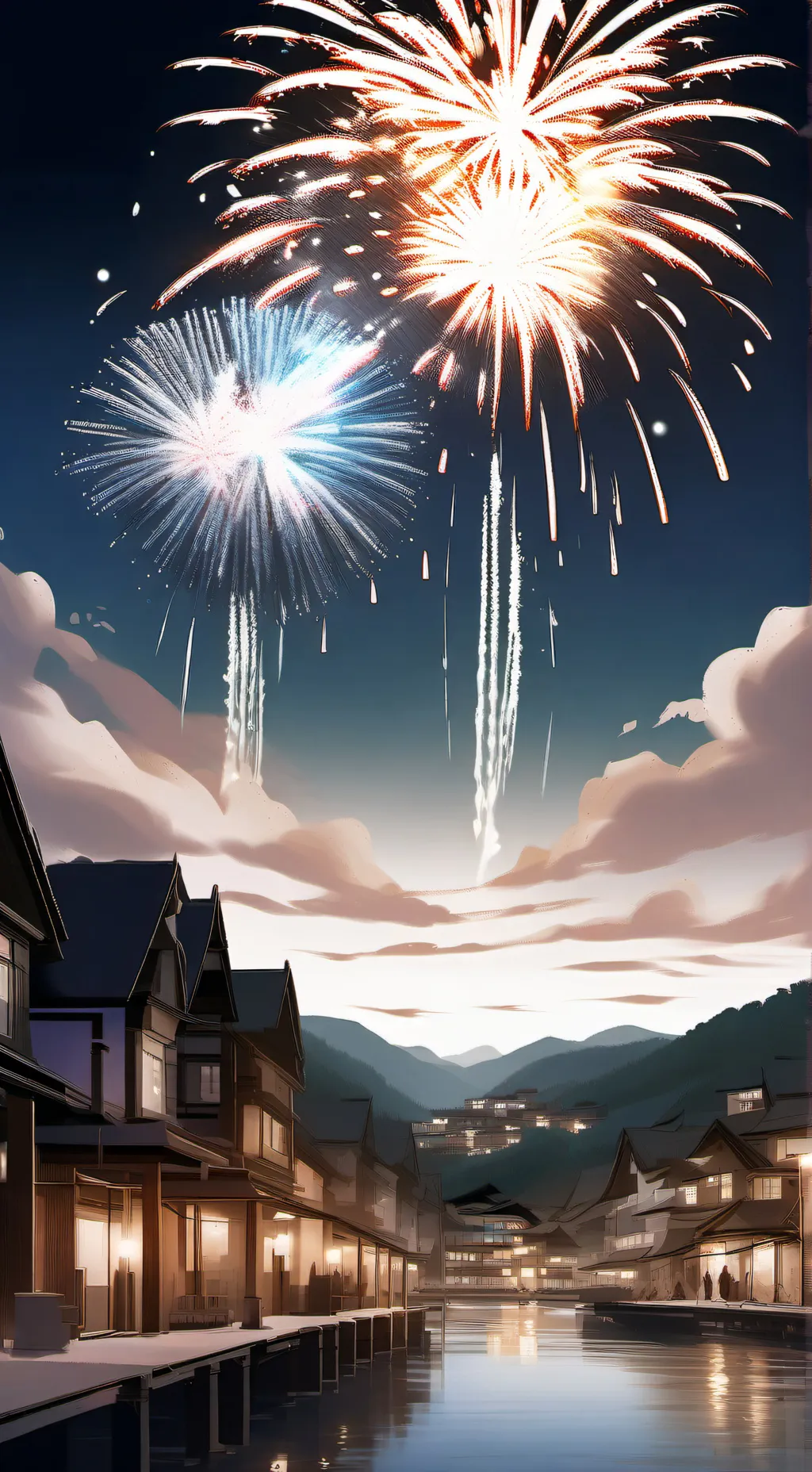 ai character: Marvel 4th of July background