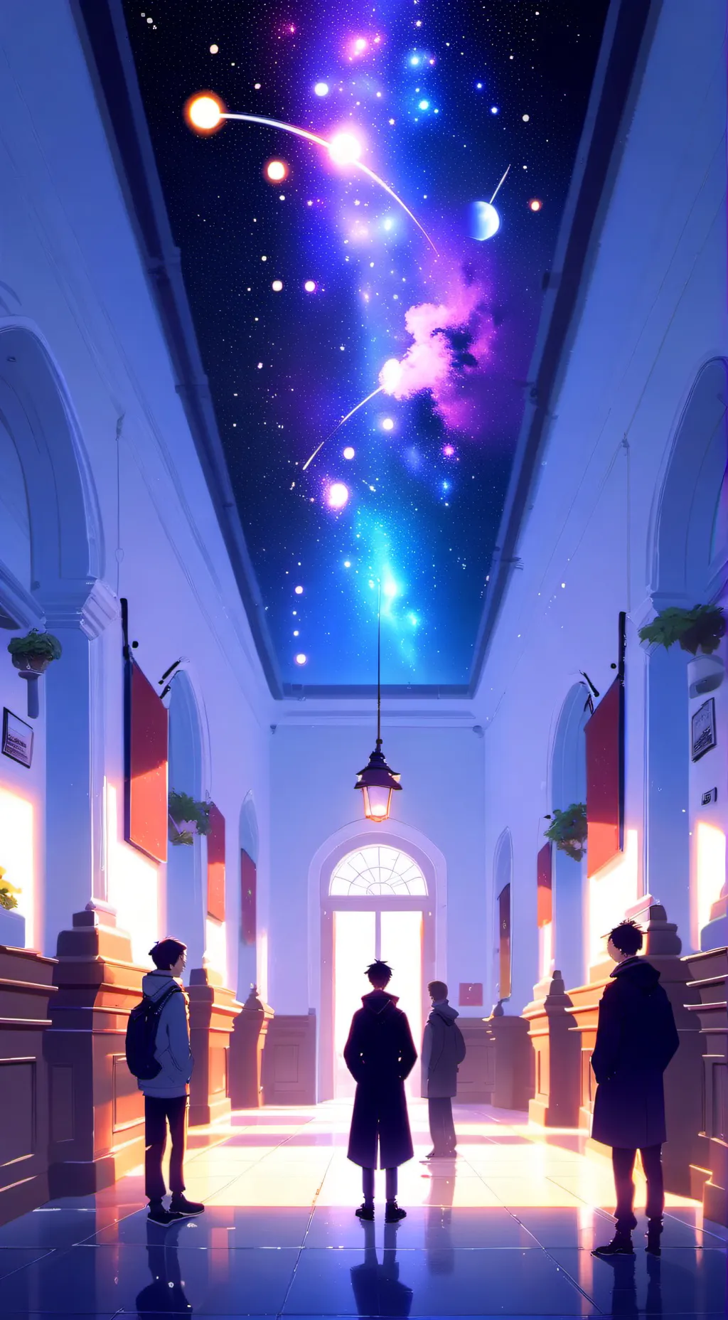 ai character: Magic school background