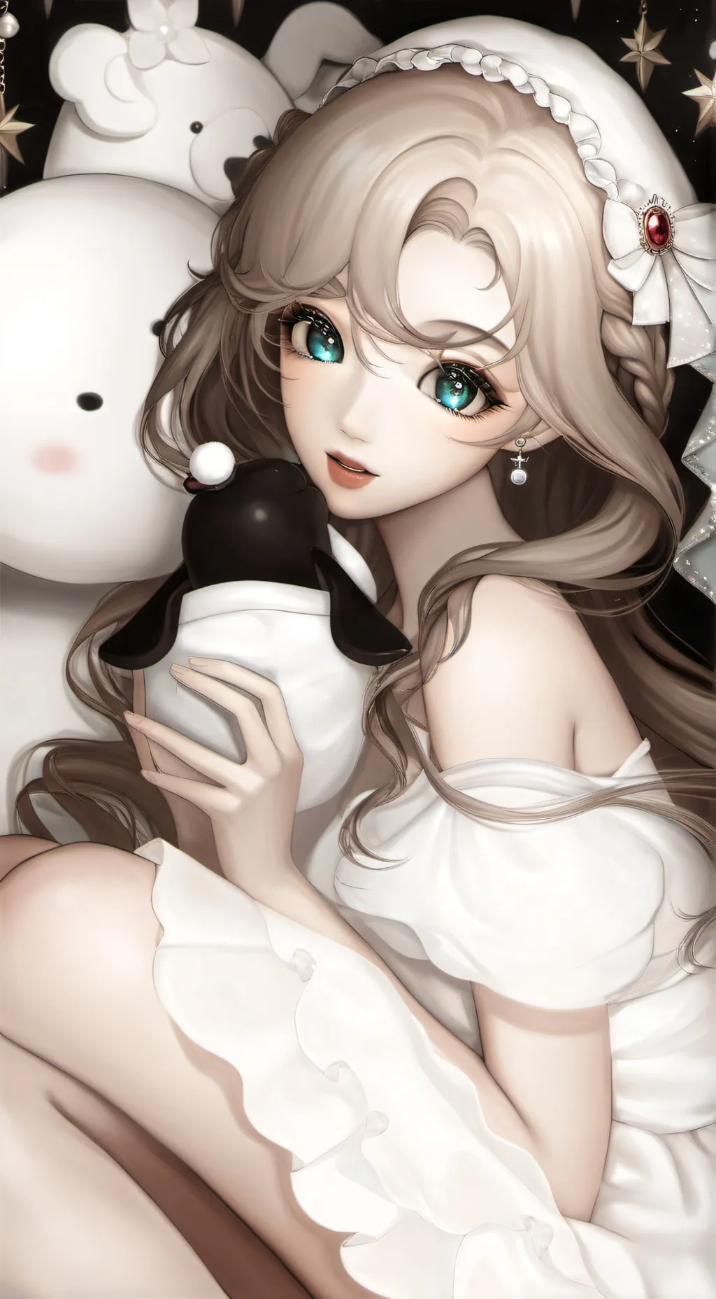 ai character: Rose ☆♧♡🌹♡♧☆ background