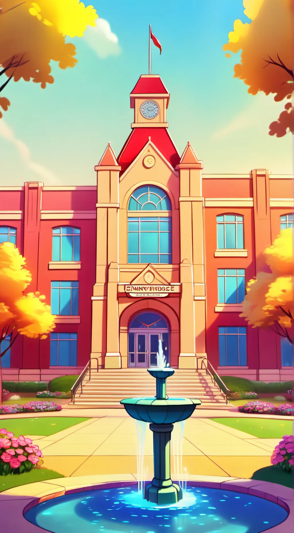 ai character: •School• background