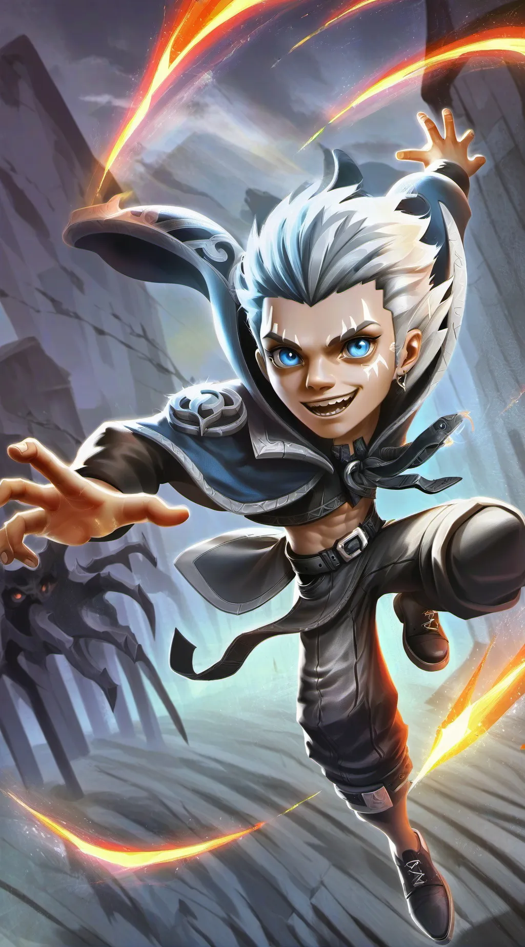ai character: crackhead background