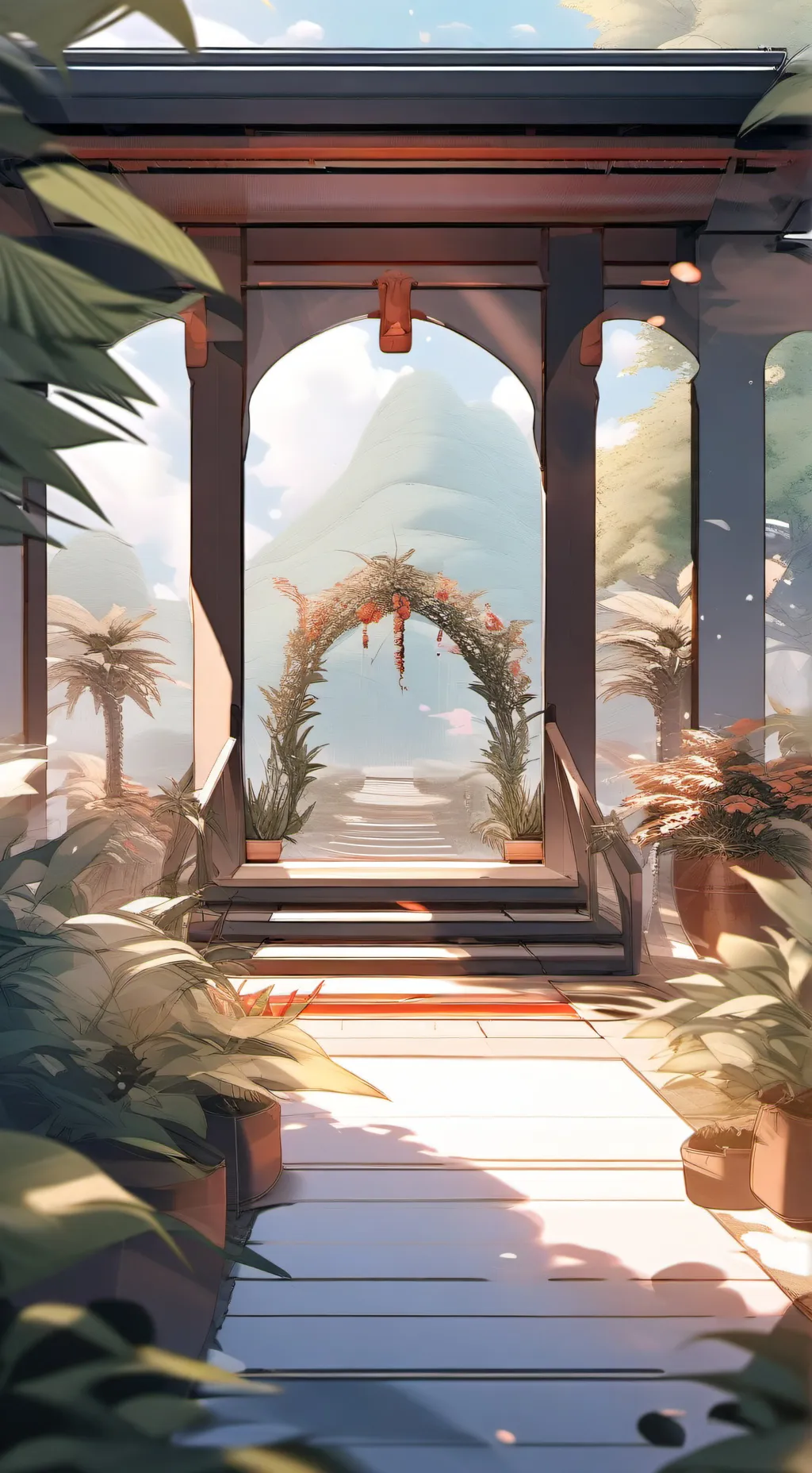 ai character: Mundo fantasia background