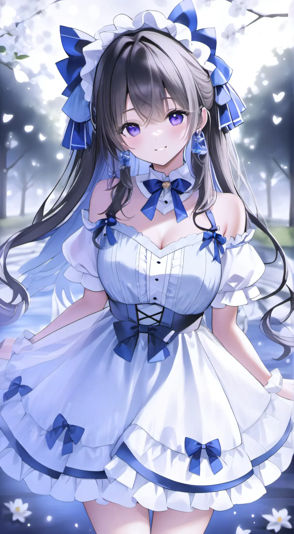 ai character: SHINOBU KOCHO💜✨ background