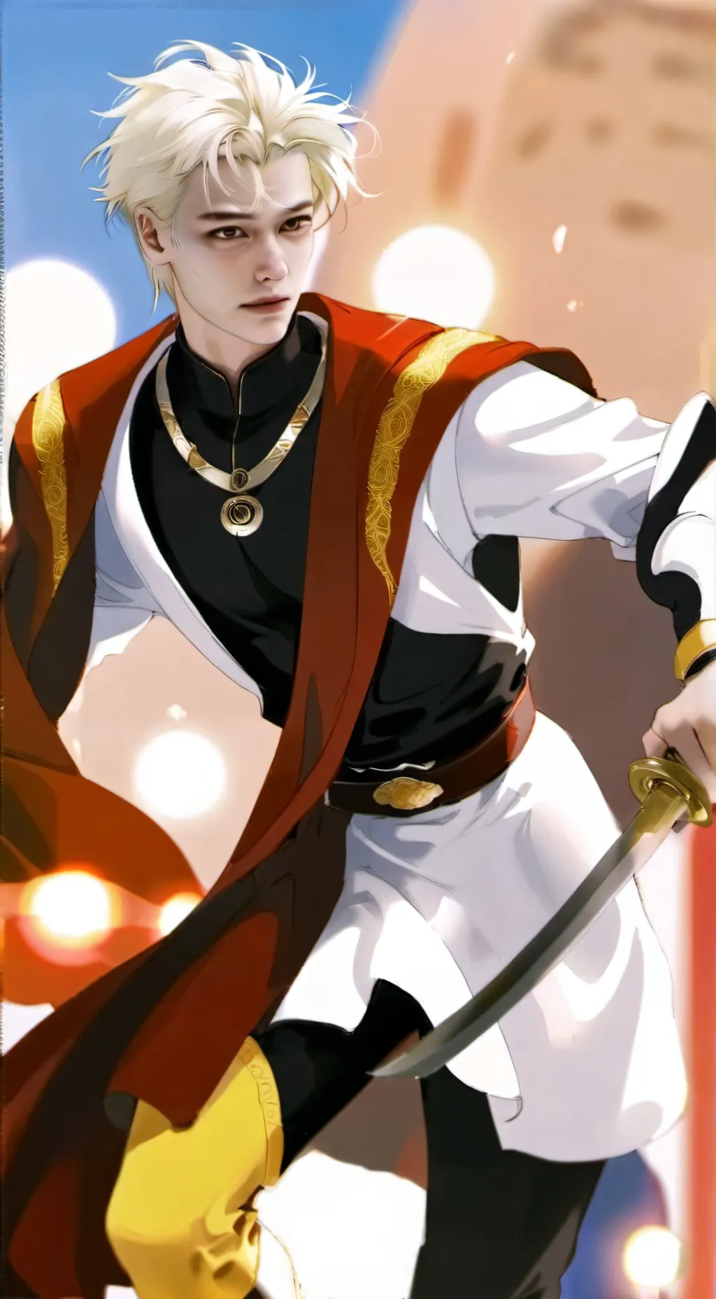ai character: Excalibar background